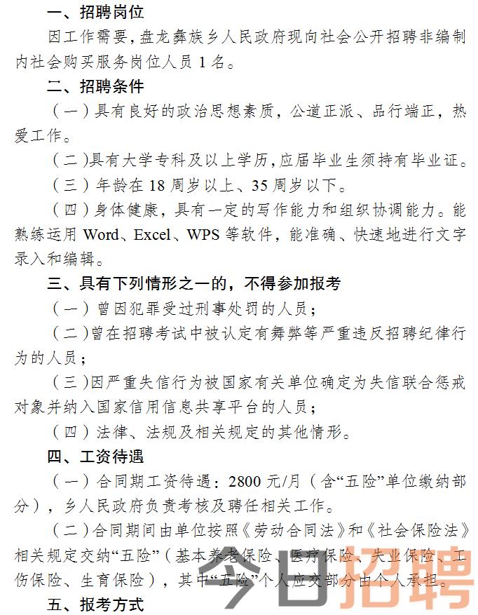 盐津县人民政府办公室最新招聘公告解析